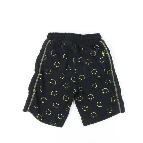 Marks and Spencer Boys' Black Athletic Shorts 9-10 Years