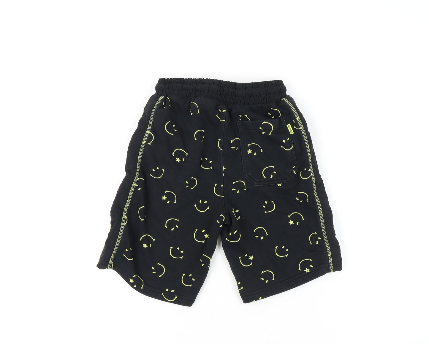 Marks and Spencer Boys' Black Athletic Shorts 9-10 Years