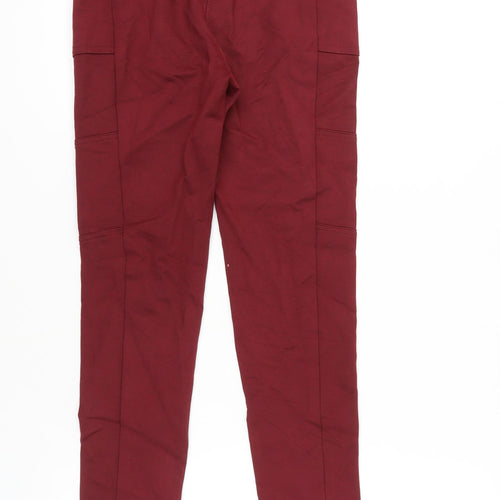 Next Women's Red Cargo Leggings Size 6