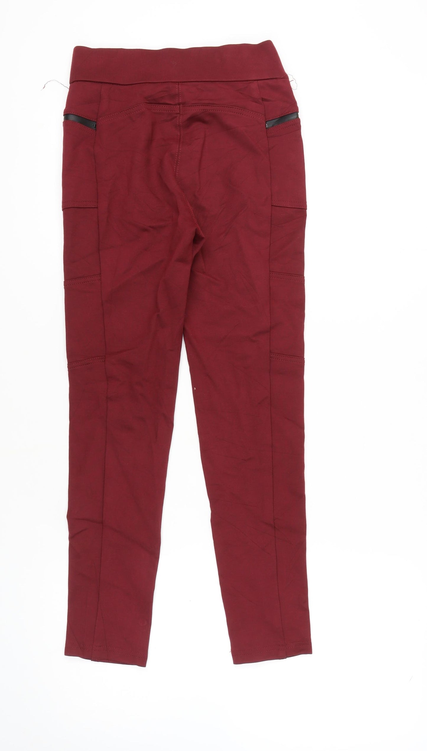 Next Women's Red Cargo Leggings Size 6