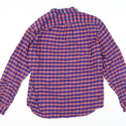 H&M Men's Multicoloured Check Flannel Shirt M