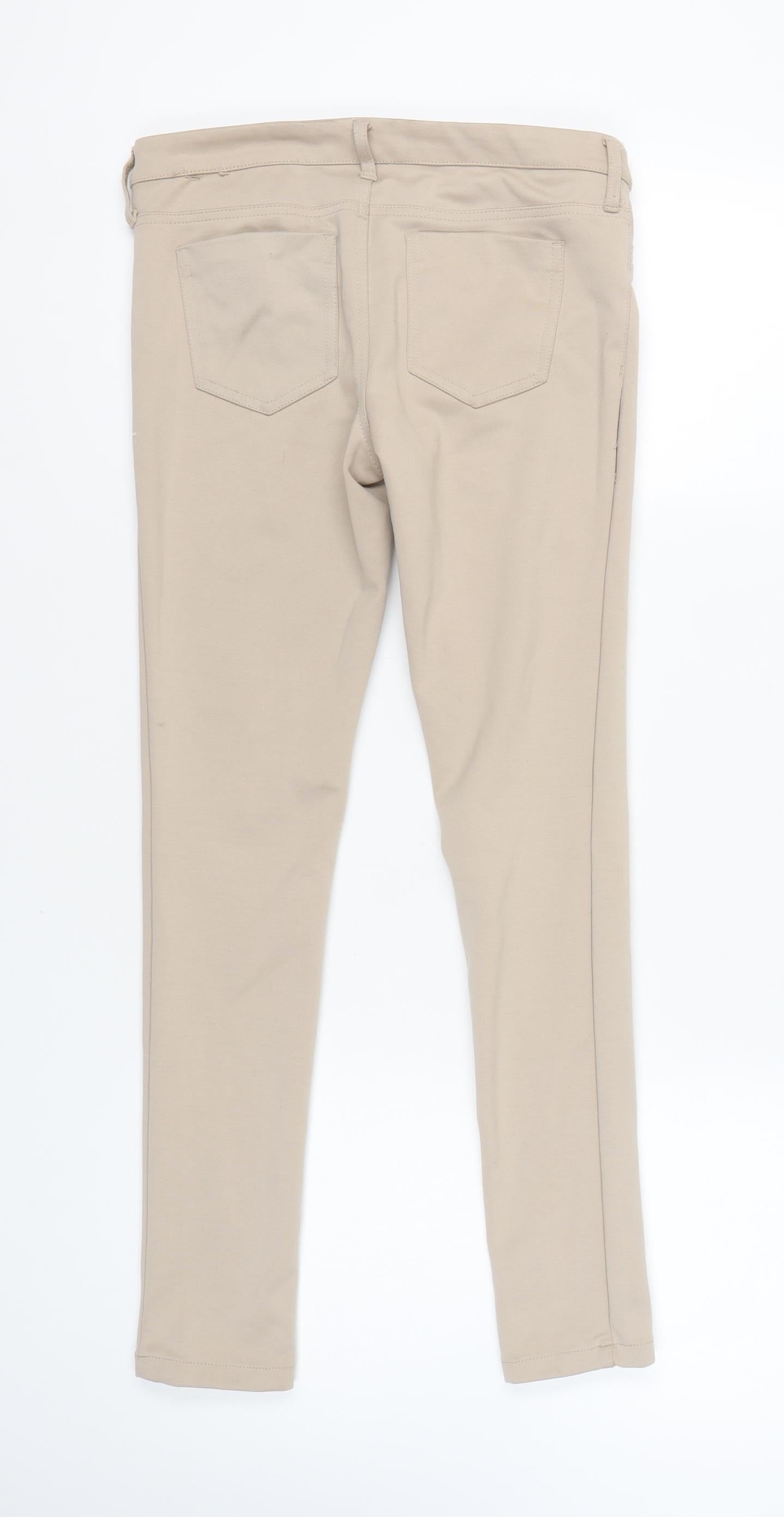 River Island Beige Women's Jegging Trousers