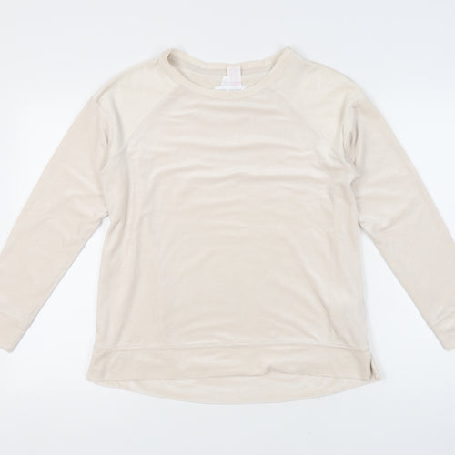 Carole Hochman Women’s Beige Long Sleeve Nightshirt S