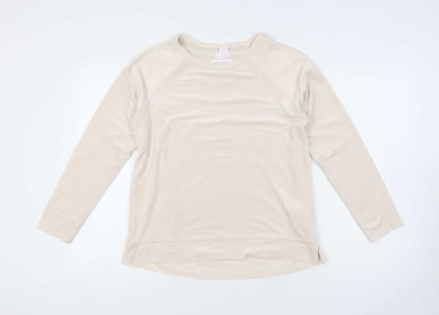 Carole Hochman Women’s Beige Long Sleeve Nightshirt S