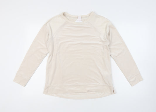 Carole Hochman Women’s Beige Long Sleeve Nightshirt S