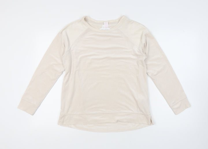 Carole Hochman Women’s Beige Long Sleeve Nightshirt S