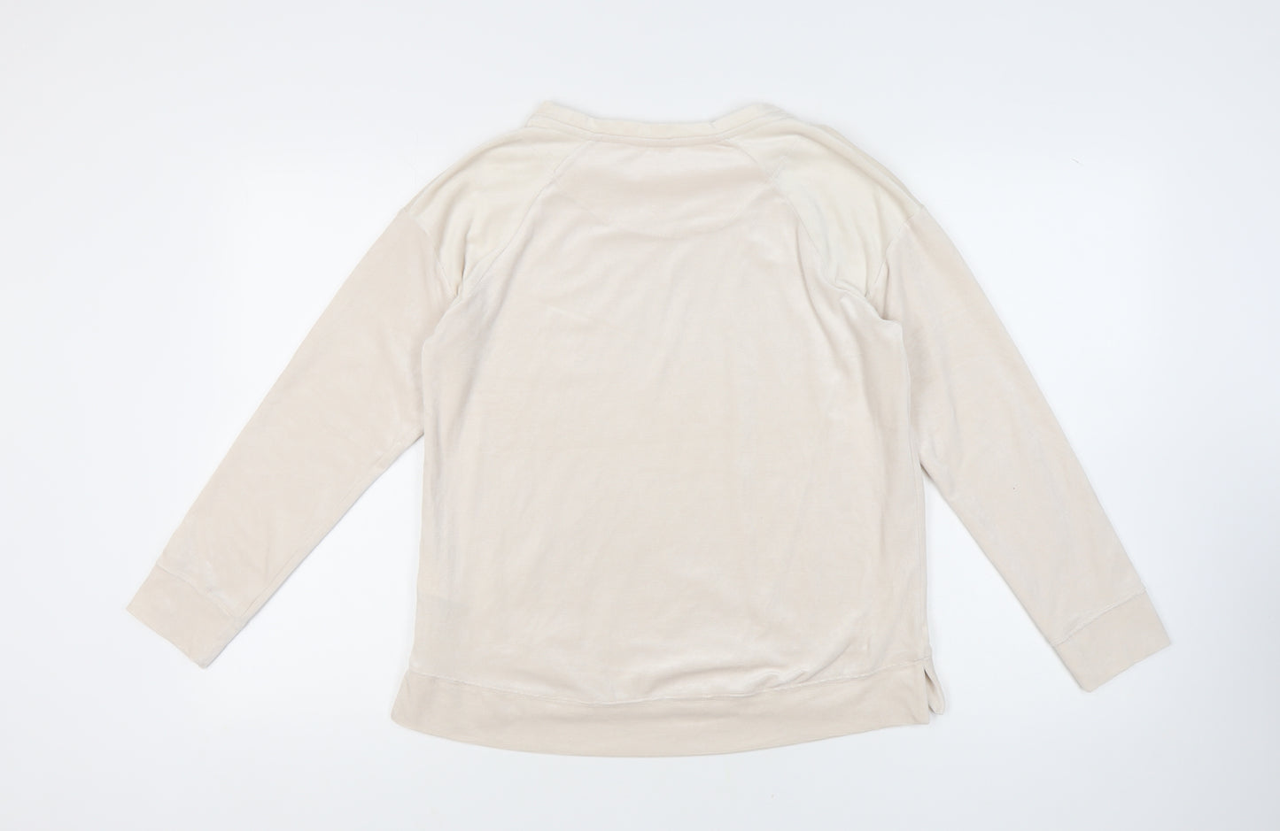 Carole Hochman Women’s Beige Long Sleeve Nightshirt S