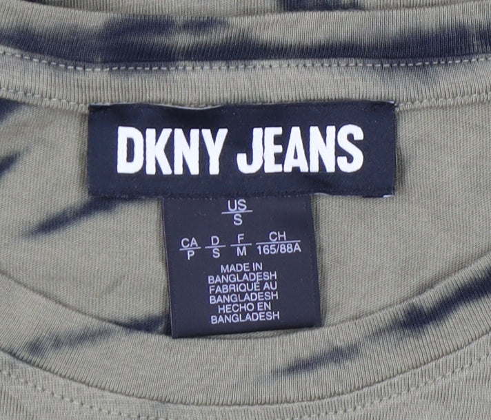 DKNY Jeans Women’s Multicoloured Tie-Dye T-Shirt S