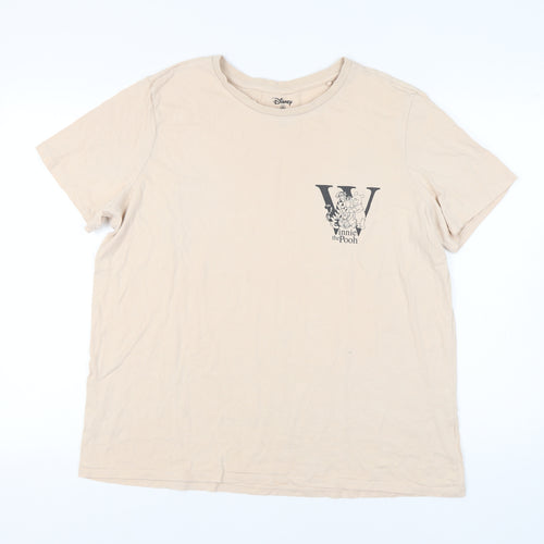 Disney Unisex Beige XL Winnie the Pooh T-Shirt