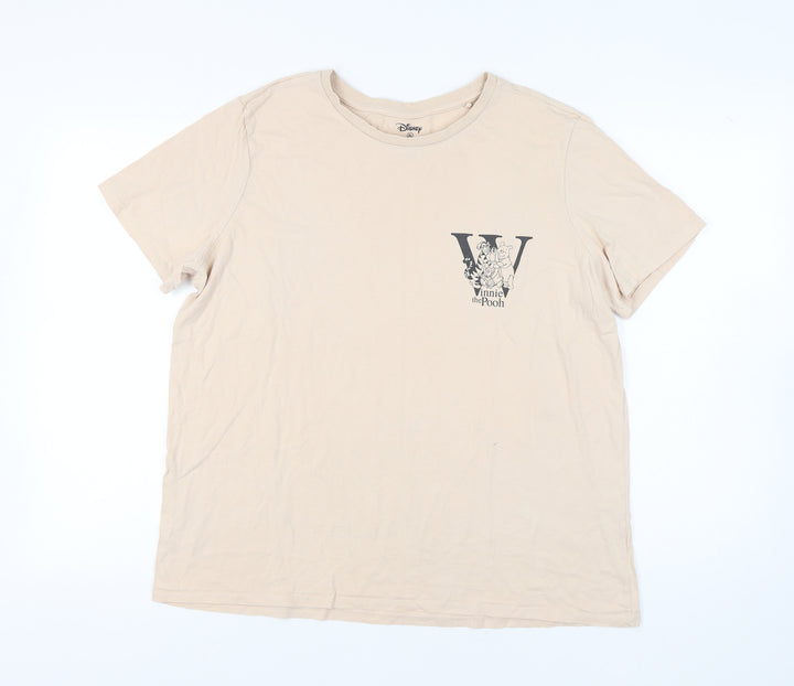 Disney Unisex Beige XL Winnie the Pooh T-Shirt