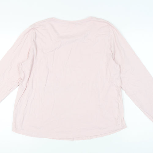 Barbie Women's Pink Long Sleeve T-Shirt Size 16-18