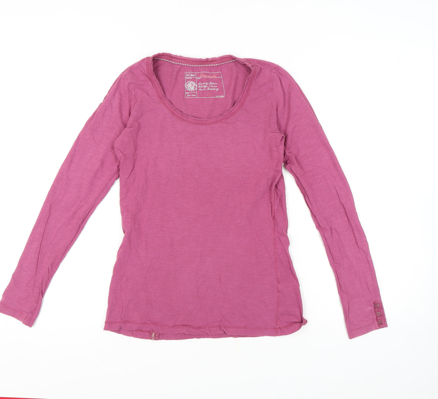 Fat Face Women's Red Long Sleeve T-Shirt Size 8