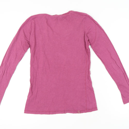 Fat Face Women's Red Long Sleeve T-Shirt Size 8