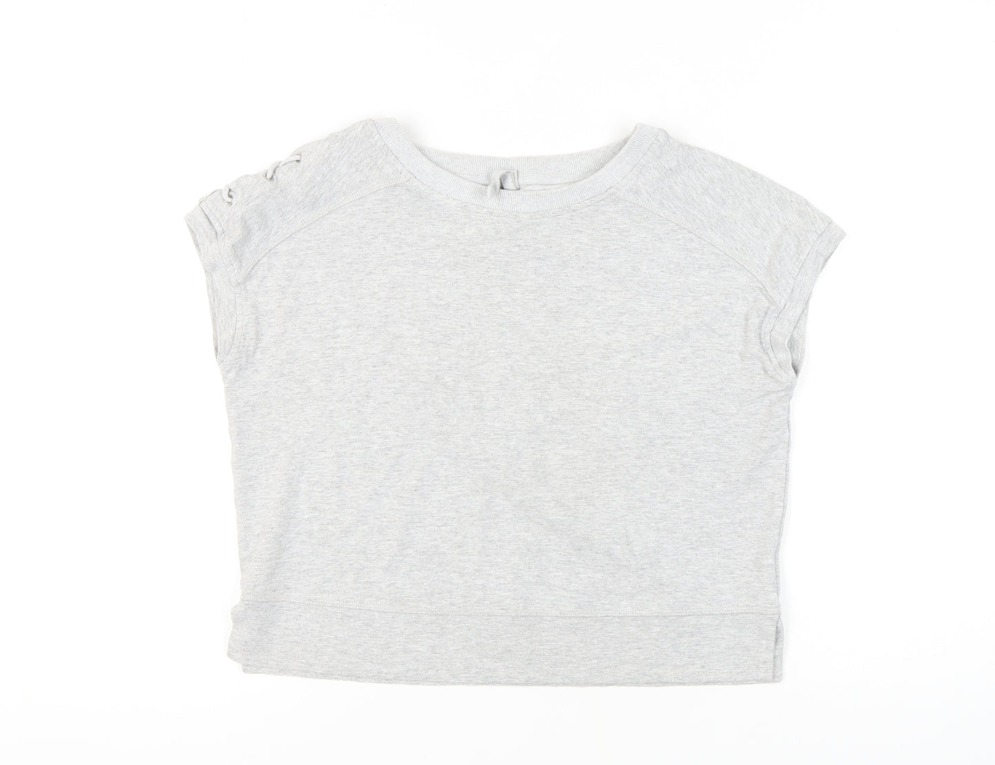 Karen Millen Women's Grey Size 10 Jersey Top
