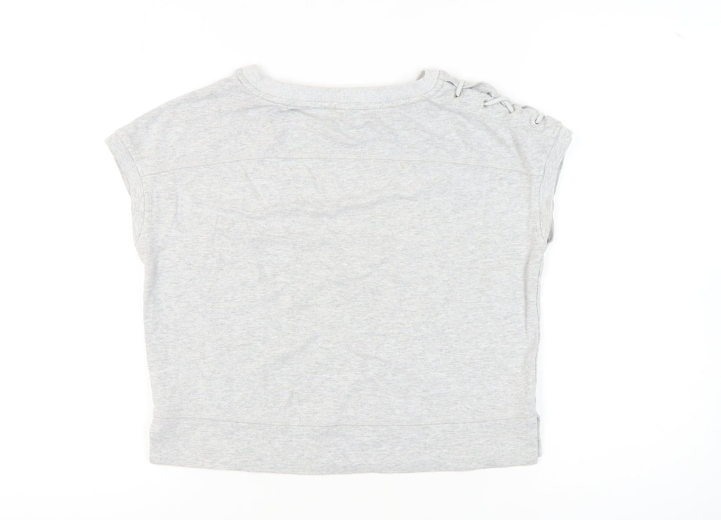 Karen Millen Women's Grey Size 10 Jersey Top