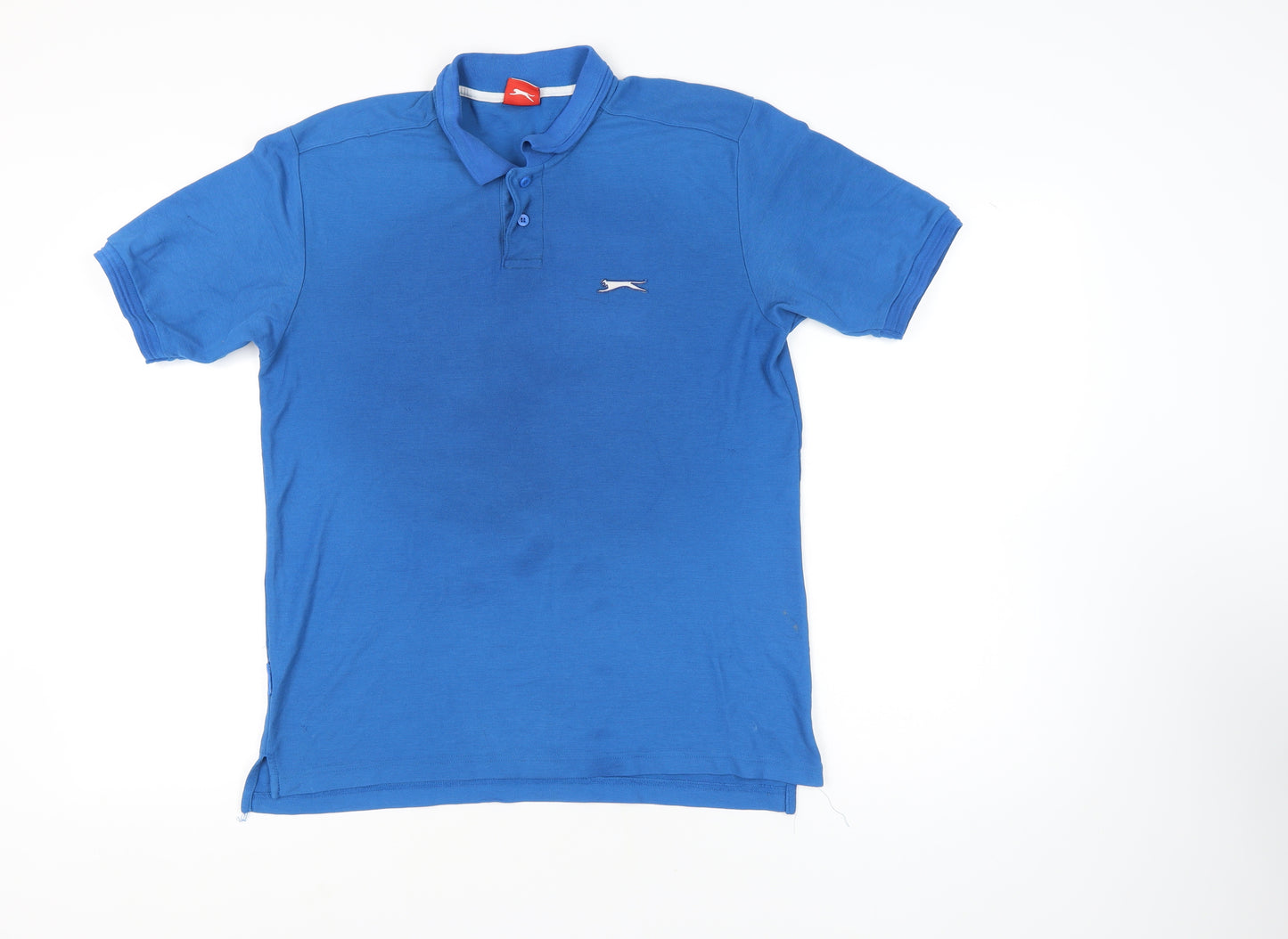 Slazenger Men's Blue Polo Shirt Medium Casual