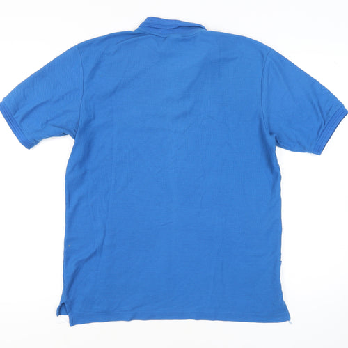 Slazenger Men's Blue Polo Shirt Medium Casual