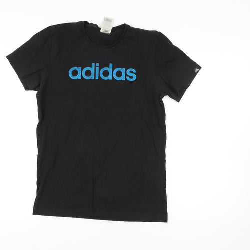 Adidas Men's Black S Logo T-Shirt