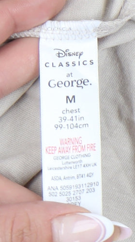 Disney Classics Beige Men's M T-Shirt Short Sleeve Peter Pan