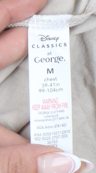 Disney Classics Beige Men's M T-Shirt Short Sleeve Peter Pan