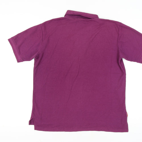Slazenger Men's Purple Polo Shirt Medium