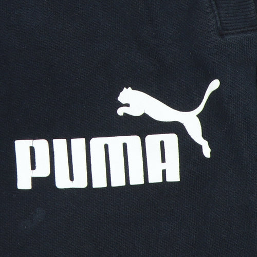 Puma Boys Black Jogger Trousers - Size 12 Years