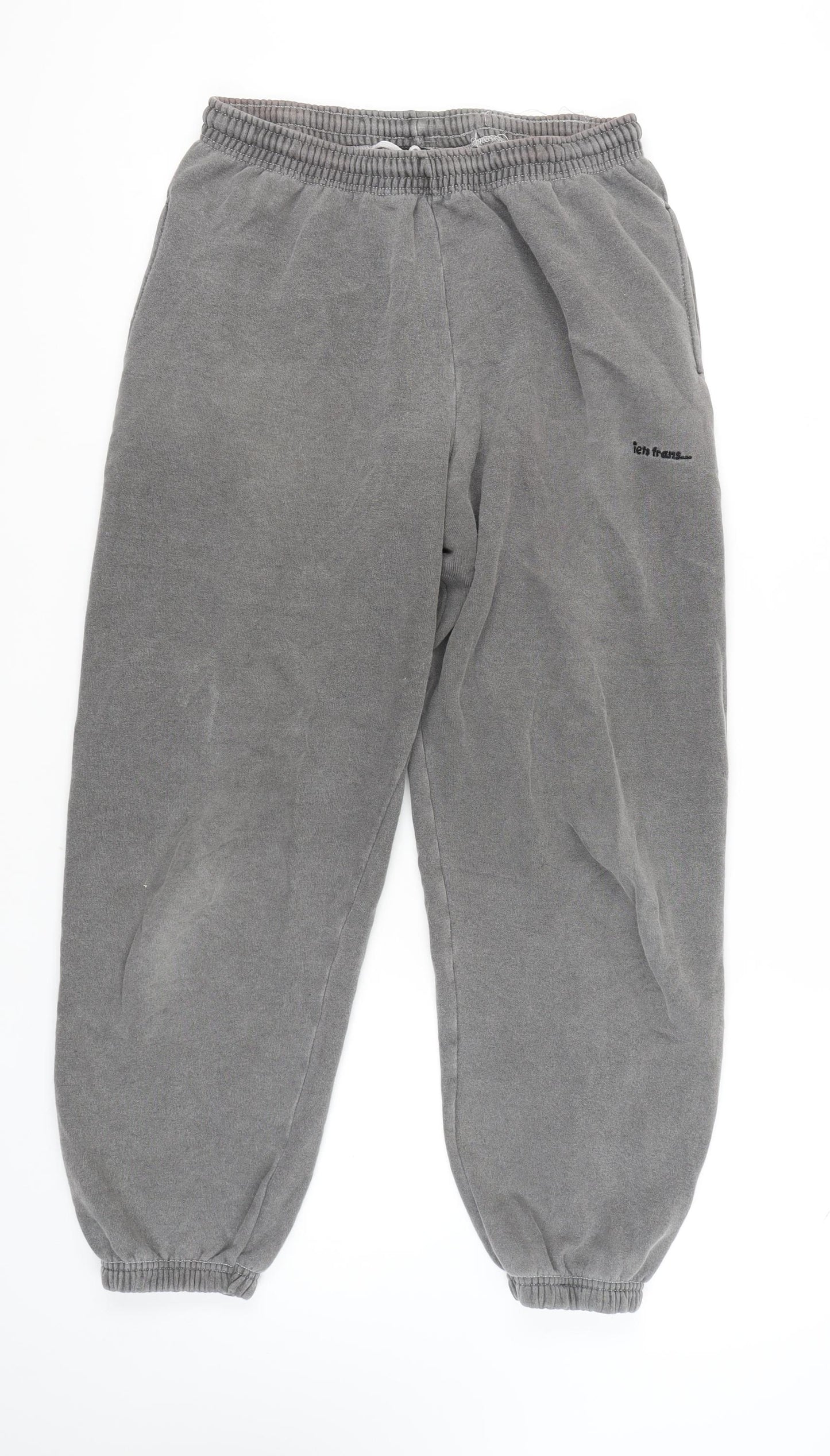 iets frans Grey Jogger Trousers, M, Unisex Adults