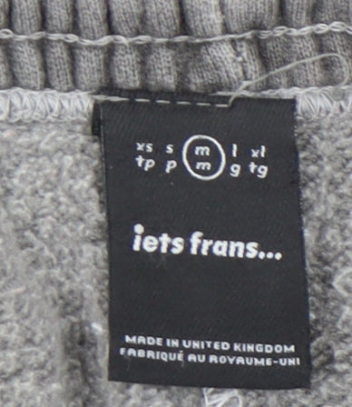 iets frans Grey Jogger Trousers, M, Unisex Adults