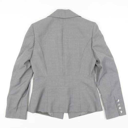 Jaeger Women's Grey Pinstripe Blazer, Size 10