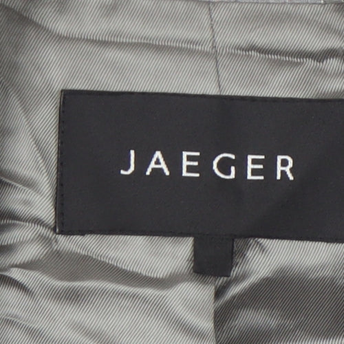 Jaeger Women's Grey Pinstripe Blazer, Size 10