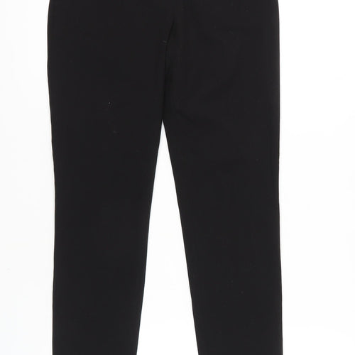 H&M Women's Black Straight Trousers, Size 6 - Business Wear