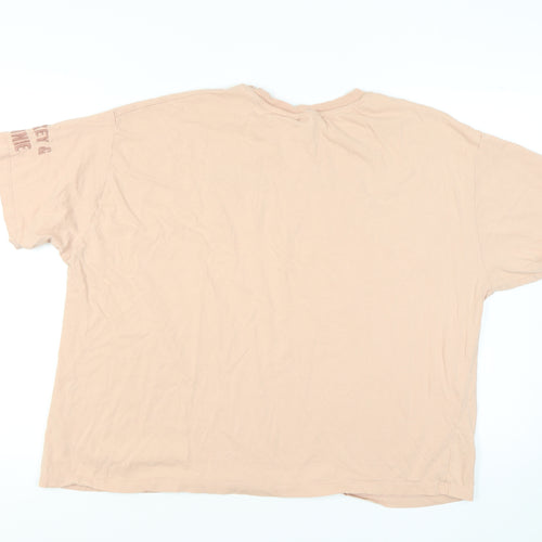 Disney Women’s Beige Mickey T-Shirt 2XL