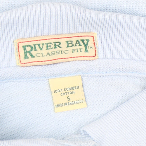 River Bay Women’s Blue Polo Shirt Size S