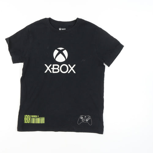 Next Boys Black Xbox T-Shirt 10 Years Graphic Print