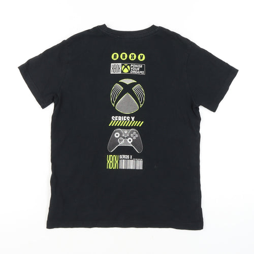 Next Boys Black Xbox T-Shirt 10 Years Graphic Print