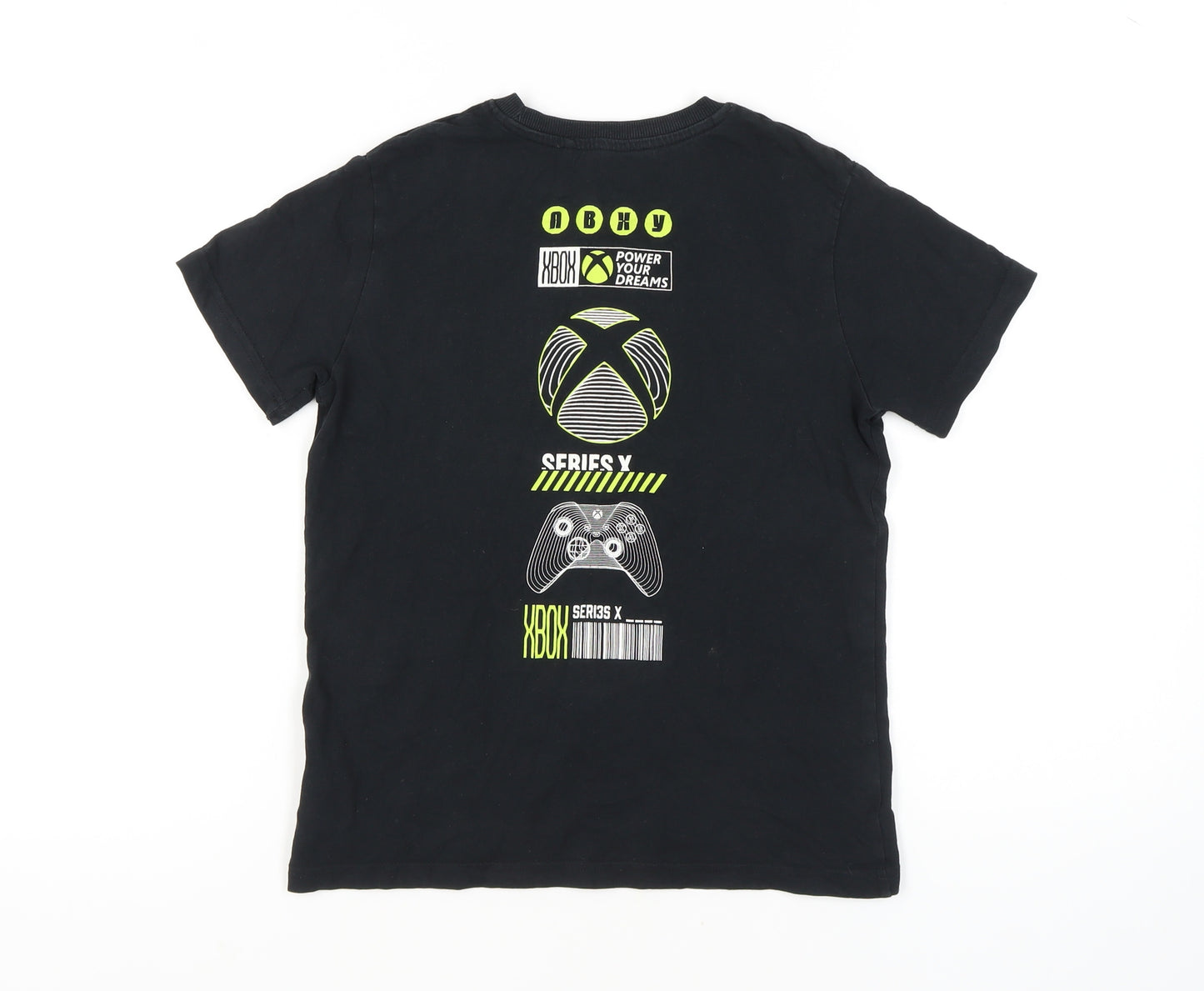 Next Boys Black Xbox T-Shirt 10 Years Graphic Print