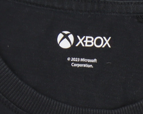 Next Boys Black Xbox T-Shirt 10 Years Graphic Print