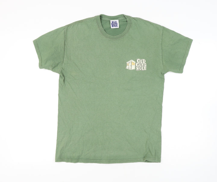Old Guys Rule Men's Green M Cotton T-Shirt