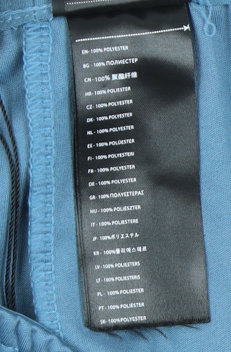 MP Women's Blue Athletic Shorts, Medium, Quick Dry