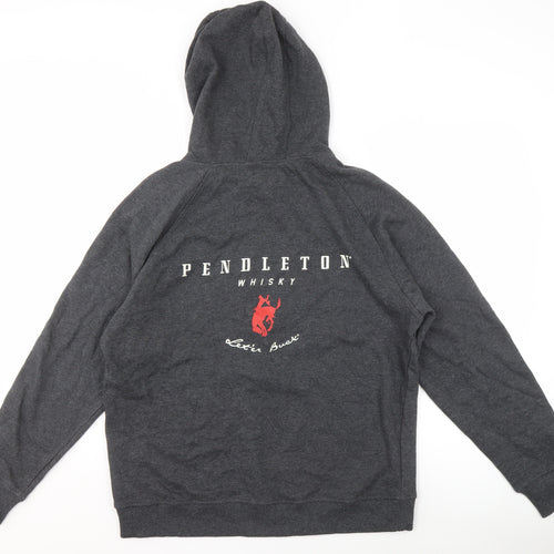 Pendleton Men's Grey Full Zip Logo Hoodie M