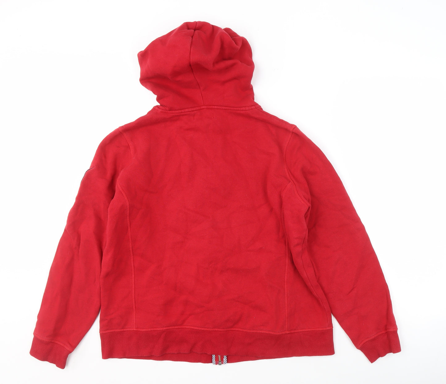 Nautica Women's Red Full Zip Hoodie XL