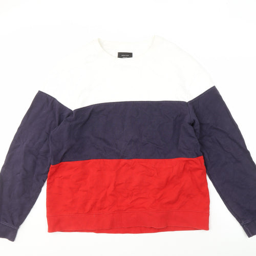 American Eagle Men’s Multicoloured Pullover Sweatshirt L