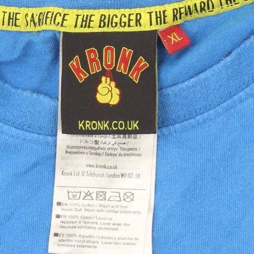 Kronk XL Men's Blue Graphic T-Shirt