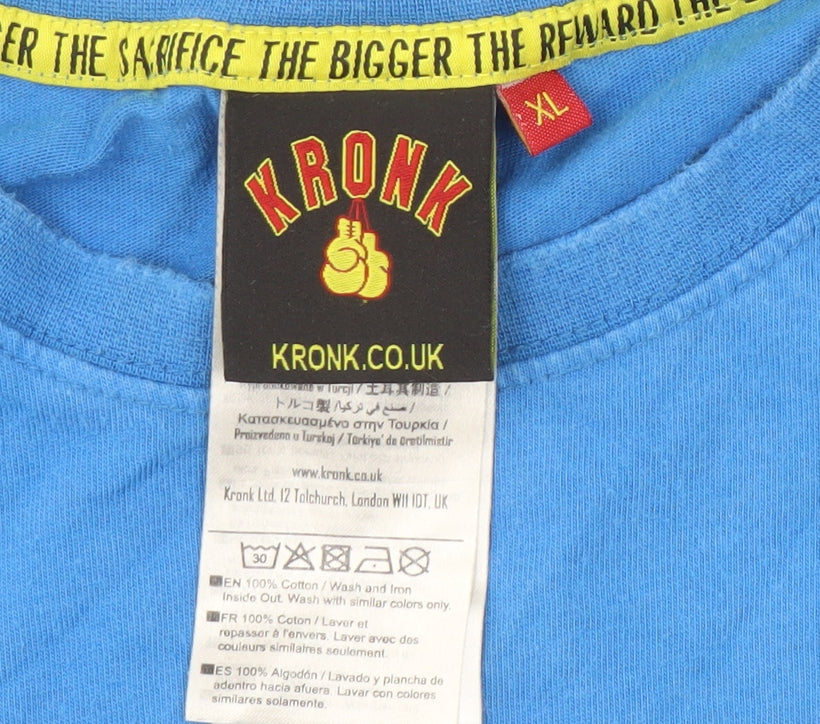 Kronk XL Men's Blue Graphic T-Shirt
