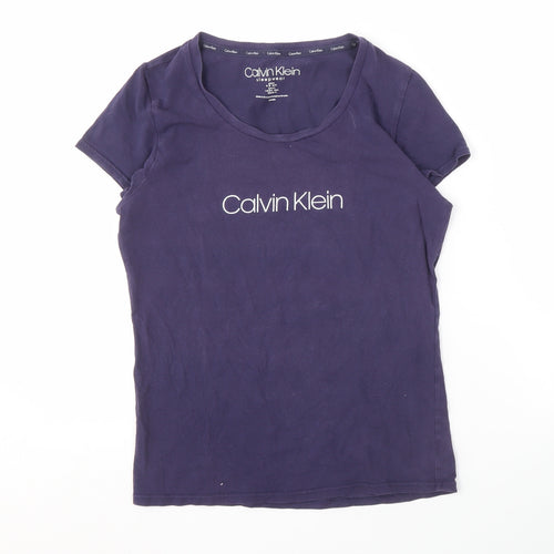 Calvin Klein Women's Blue S Pyjama Top