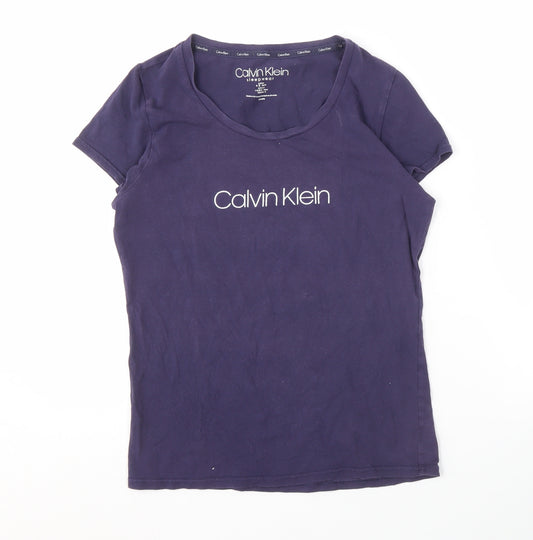 Calvin Klein Women's Blue S Pyjama Top