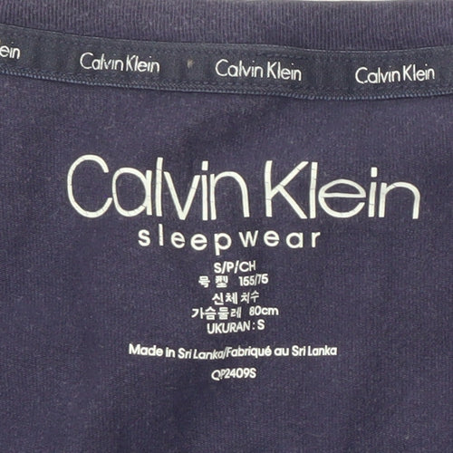 Calvin Klein Women's Blue S Pyjama Top