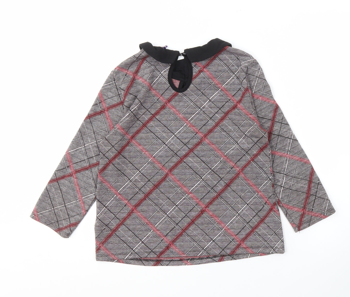 Henry Holland Women's 8 Multicoloured Plaid Blouse