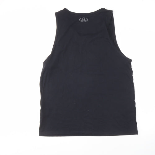 Under Armour Men's Black Tank Top L Relaxed Fit