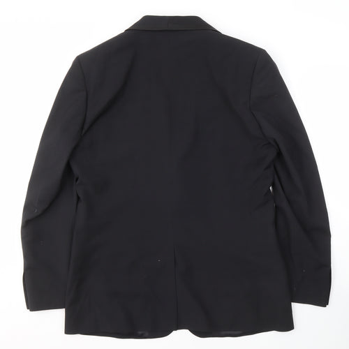New Look Men's Black Regular Fit Shawl Blazer 42R